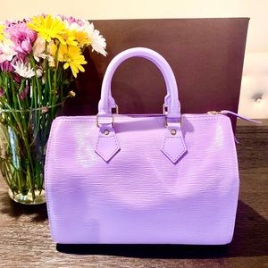 Louis Vuitton Epi Speedy 25 Lilac